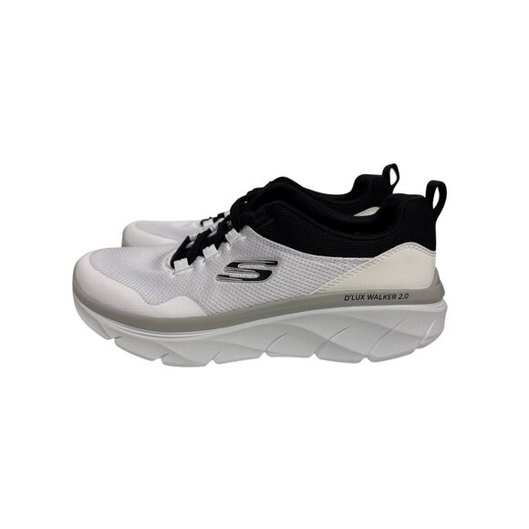 Skechers Twist Fit Men\'s Sneakers D\'Lux Walker 2.0 White Training Shoes Size 7.5 main image 8